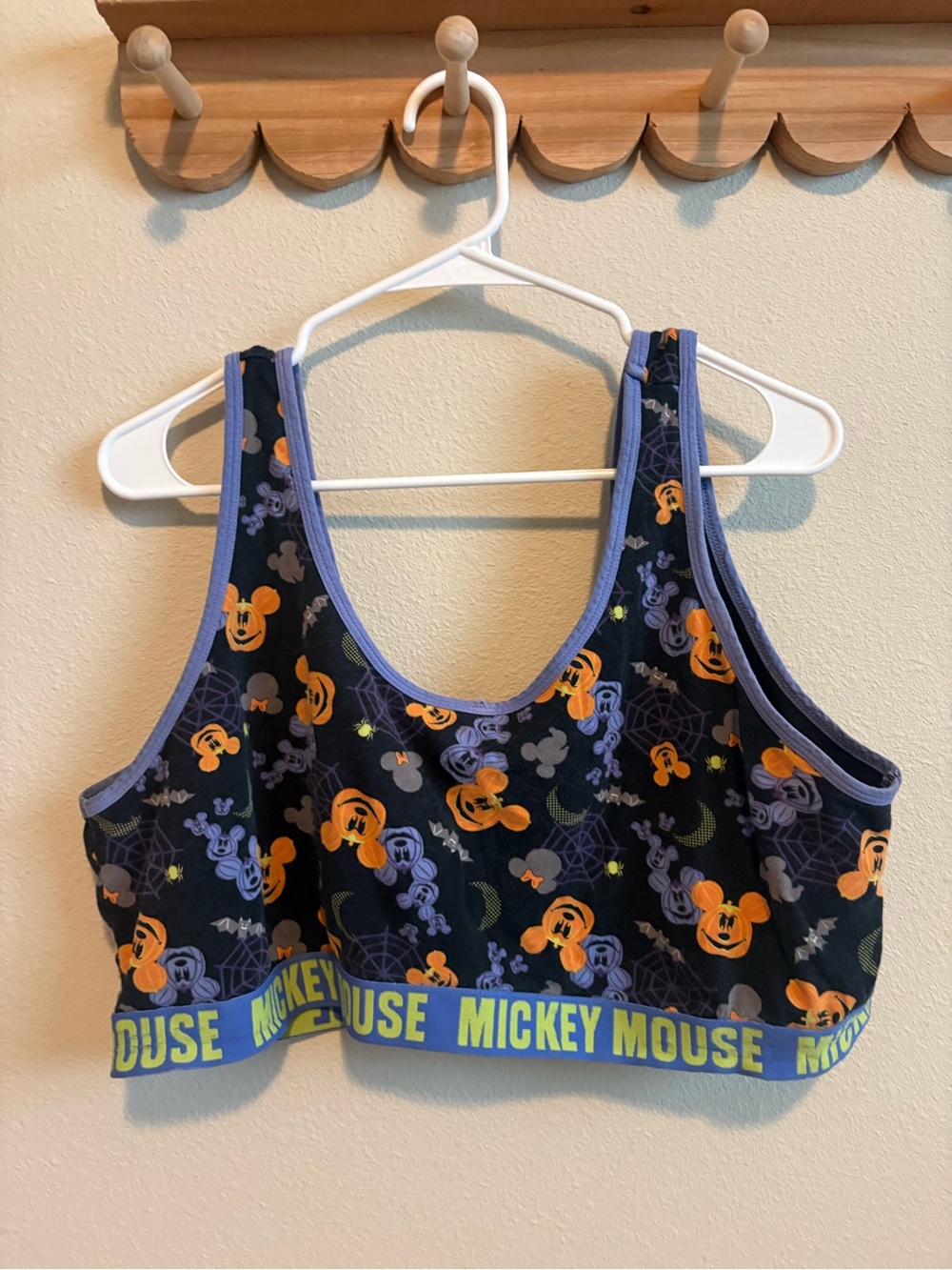 torrid Navy Halloween Print Bralette with Orange & Purple Accents